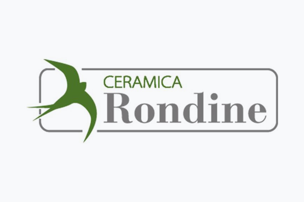 Logo rondine ceramica